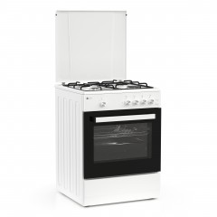 Thermogatz TGS 161 WH Κουζίνα Αερίου 55lt με Εστίες Αερίου 60cm